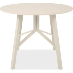 Table a Manger ELURU - Beige - Ronde - 4 personnes - 100 x 76 cm