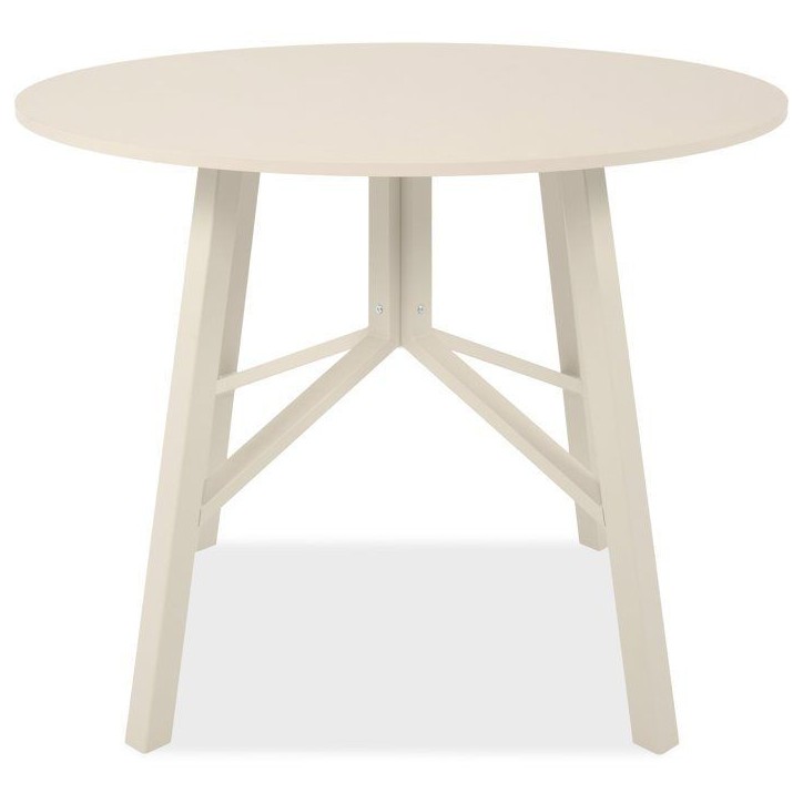 Table a Manger ELURU - Beige - Ronde - 4 personnes - 100 x 76 cm