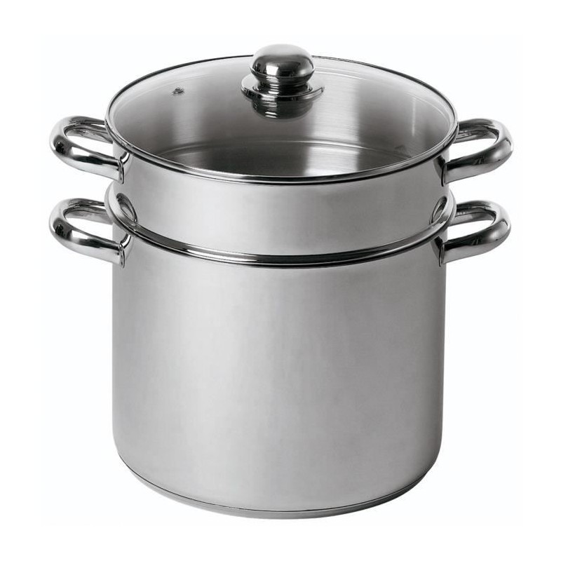 Couscoussier - BAUMALU - Tous feux dont induction - Inox droit - 20 cm Couscoussier - BAUMALU - Tous feux dont induction - Inox droit - 20 cm