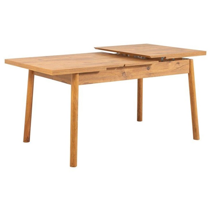 Table a manger - SANTIAGO - Extensible - Rectangulaire - 4 personnes - 120 x 77 x 75 cm - Pin atlantique Table a manger - SANTIAGO - Extensible - Rectangulaire - 4 personnes - 120 x 77 x 75 cm - Pin atlantique