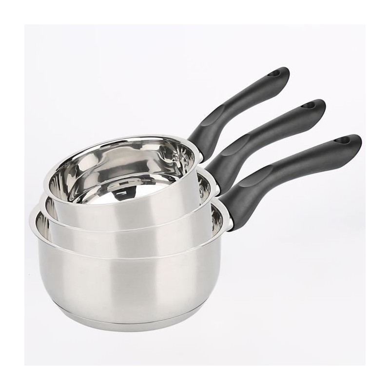 Batterie de cuisine - Tous feux dont induction - Baumalu - Acier inoxy Batterie de cuisine - Tous feux dont induction - Baumalu - Acier inoxy