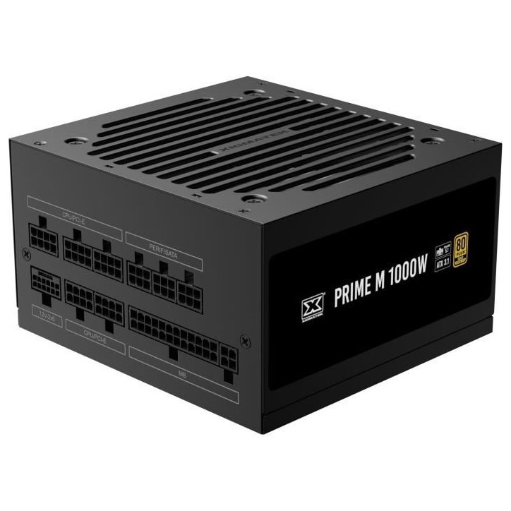 XIGMATEK - Prime M - Alimentation PC - 1000 W - 80+ Gold - ATX3.1 - Full modulaire - PCI-E 5.1 12VHPWR XIGMATEK - Prime M - Alimentation PC - 1000 W - 80+ Gold - ATX3.1 - Full modulaire - PCI-E 5.1 12VHPWR