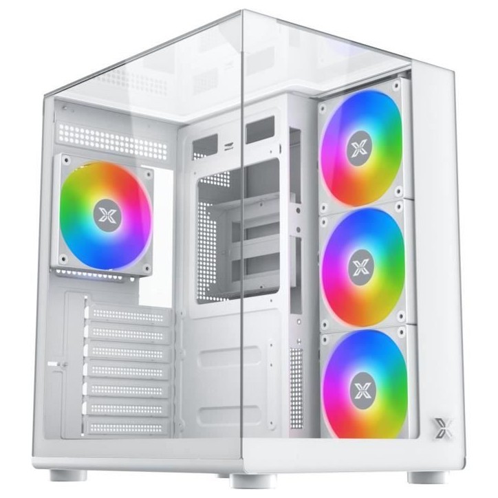 Boîtier PC sans alimentation - XIGMATEK - Aqua Compact Arctic - Cube - Format ATX - 4x120mm A-RGB inclus - Blanc Boîtier PC sans alimentation - XIGMATEK - Aqua Compact Arctic - Cube - Format ATX - 4x120mm A-RGB inclus - Blanc