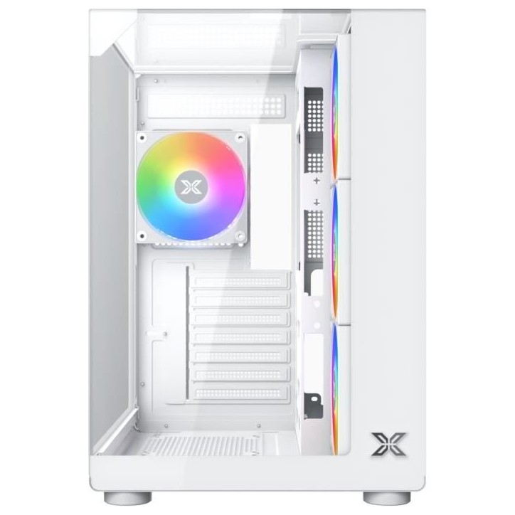 Boîtier PC sans alimentation - XIGMATEK - Aqua Compact Arctic - Cube - Format ATX - 4x120mm A-RGB inclus - Blanc Boîtier PC sans alimentation - XIGMATEK - Aqua Compact Arctic - Cube - Format ATX - 4x120mm A-RGB inclus - Blanc