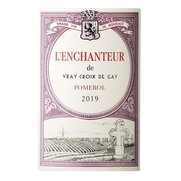 L'Enchanteur de Vray Croix de Gay 2019 Pomerol - Vin rouge de Bordeaux