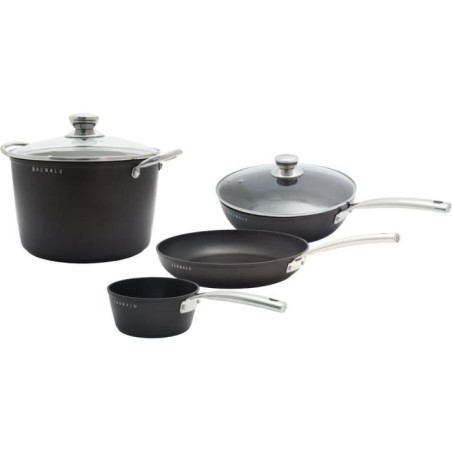Batterie de cuisine - Tous feux dont induction - Baumalu - Aluminium f