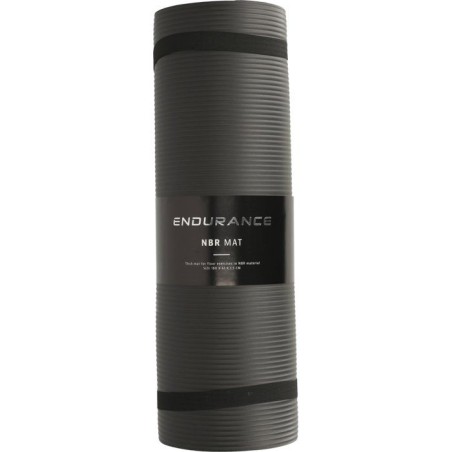 Tapis de Yoga - ENDURANCE - 4 mm - Noir