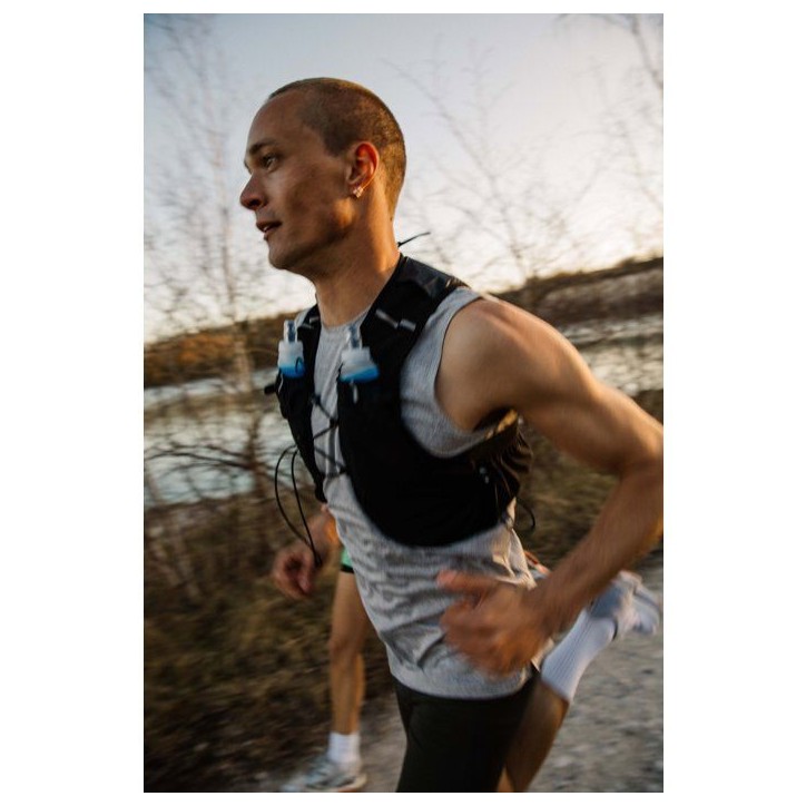 Gilet de Course - ENDURANCE - Genend - Gourdes Souples Inclues - Taille S - Noir Gilet de Course - ENDURANCE - Genend - Gourdes Souples Inclues - Taille S - Noir
