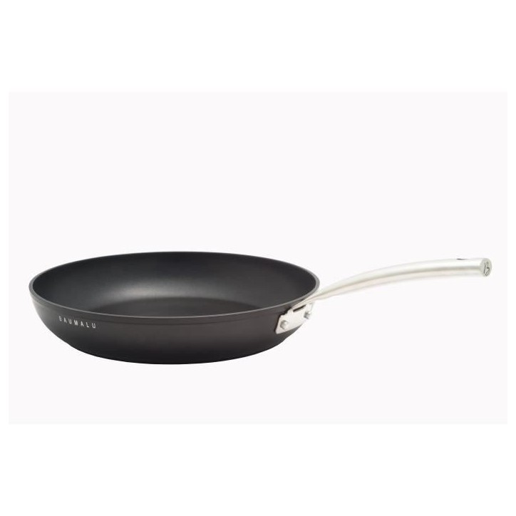 Batterie de cuisine - Tous feux dont induction - Baumalu - Aluminium forgé - Anti-adhésif - 4 pieces - Noir Batterie de cuisine - Tous feux dont induction - Baumalu - Aluminium forgé - Anti-adhésif - 4 pieces - Noir