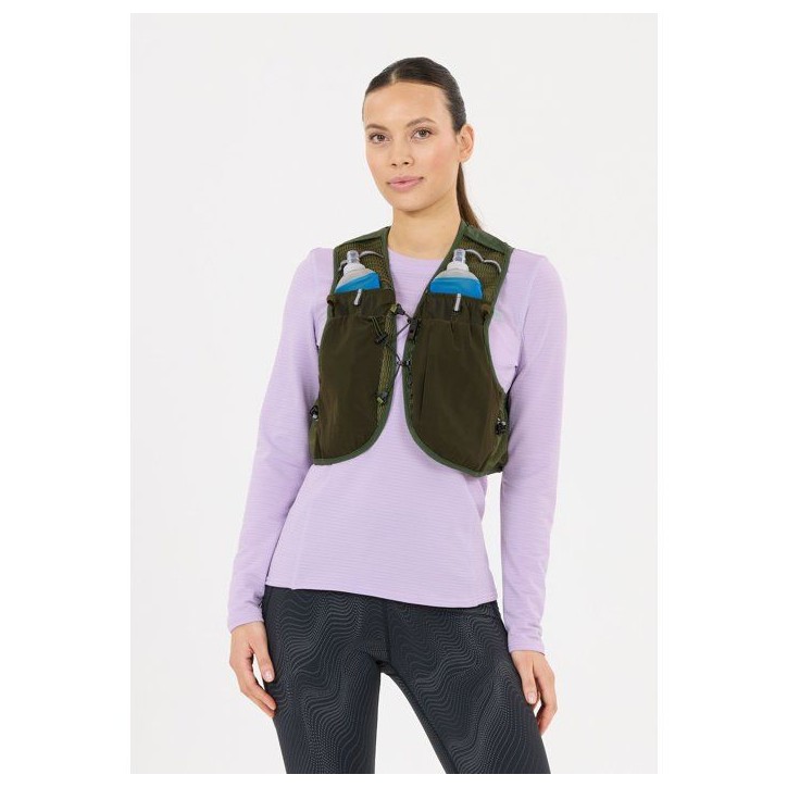 Gilet de Course - ENDURANCE - Genend - Gourdes Souples Inclues - Taille S - Noir Gilet de Course - ENDURANCE - Genend - Gourdes Souples Inclues - Taille S - Noir