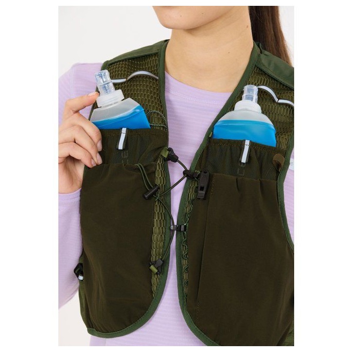 Gilet de Course - ENDURANCE - Genend - Gourdes Souples Inclues - Taille L - Noir Gilet de Course - ENDURANCE - Genend - Gourdes Souples Inclues - Taille L - Noir
