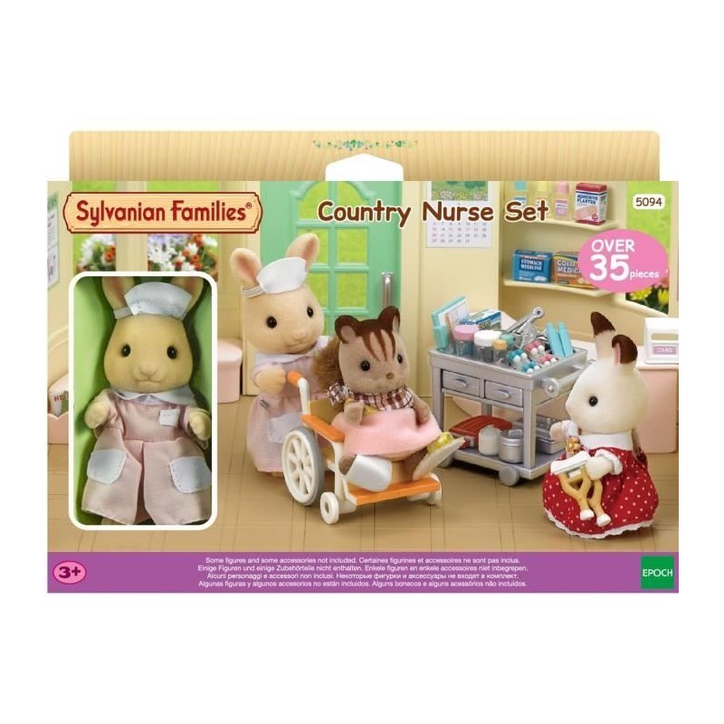 Figurines miniatures - SYLVANIAN FAMILIES - L'infirmiere et accessoire