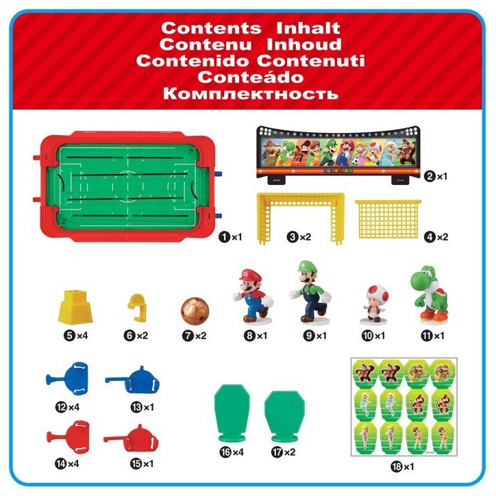 Super Mario Football Striker - EPOCH Games - 7508 Super Mario Football Striker - EPOCH Games - 7508