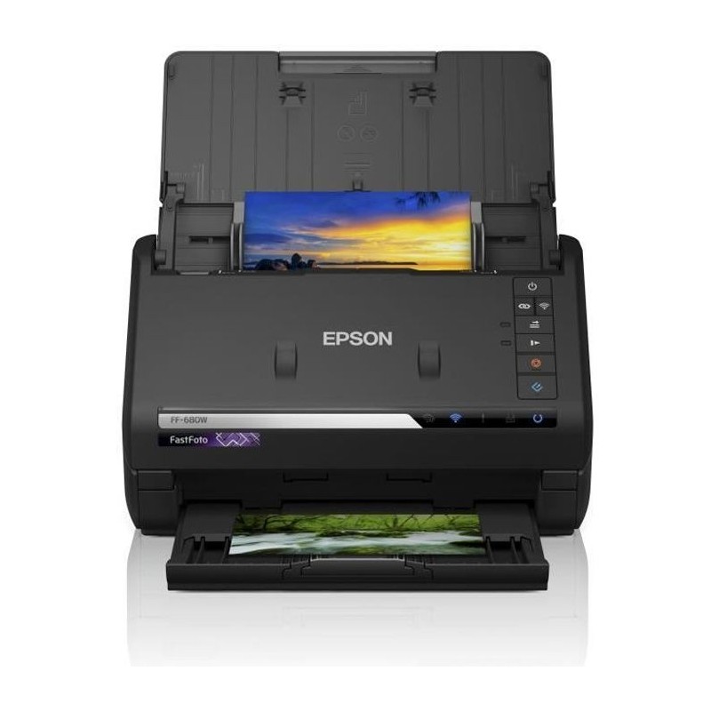 Scanner de documents EPSON FastFoto FF-680W - 600 dpi - Wifi avec bac