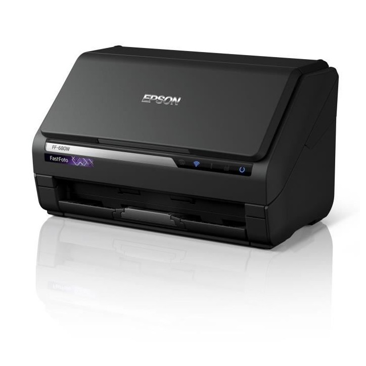 Scanner de documents EPSON FastFoto FF-680W - 600 dpi - Wifi avec bac de chargement automatique Scanner de documents EPSON FastFoto FF-680W - 600 dpi - Wifi avec bac de chargement automatique