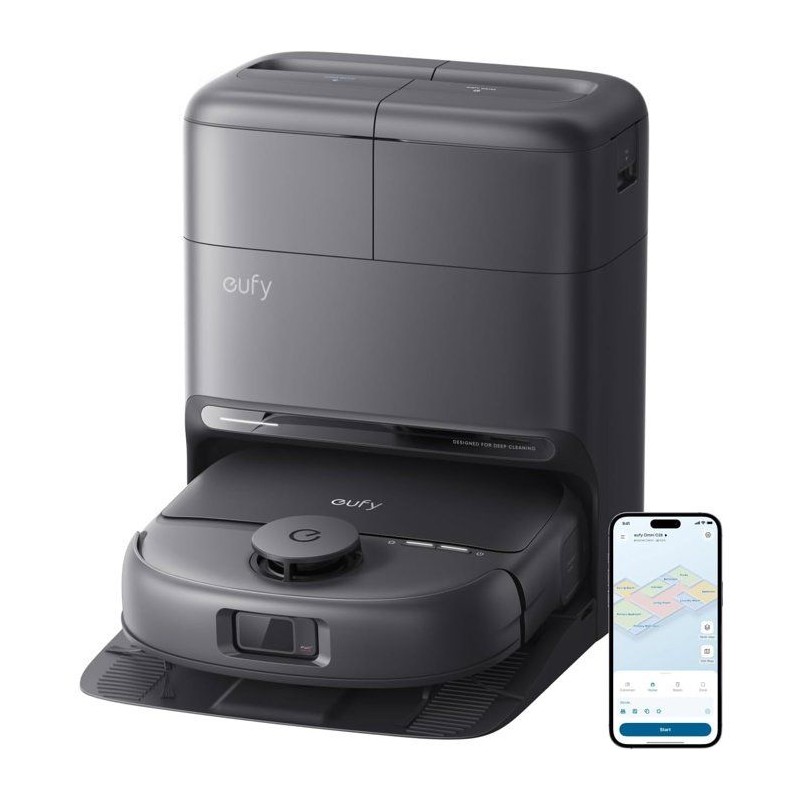 EUFY Omni C28 - Robot Aspirateur Laveur - Rouleau-Serpillere HydroJet