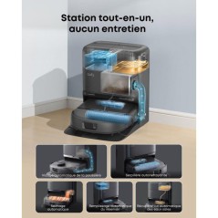 EUFY Omni C28 - Robot Aspirateur Laveur - Rouleau-Serpillere HydroJet