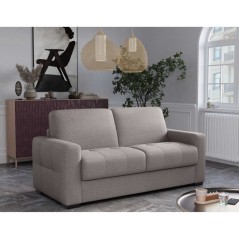 Canapé convertible express - 3 places - EUREKA - Tissu gris - 200 x 1
