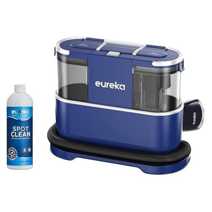 Eureka NEY100 Nettoyeur Canapé Anti-taches 12500Pa – Shampouineuse Injecteur Extracteur Tapis, Voiture + Détergent offert Eureka NEY100 Nettoyeur Canapé Anti-taches 12500Pa – Shampouineuse Injecteur Extracteur Tapis, Voiture + Détergent offert