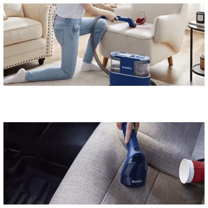 Eureka NEY100 Nettoyeur Canapé Anti-taches 12500Pa – Shampouineuse Injecteur Extracteur Tapis, Voiture + Détergent offert Eureka NEY100 Nettoyeur Canapé Anti-taches 12500Pa – Shampouineuse Injecteur Extracteur Tapis, Voiture + Détergent offert
