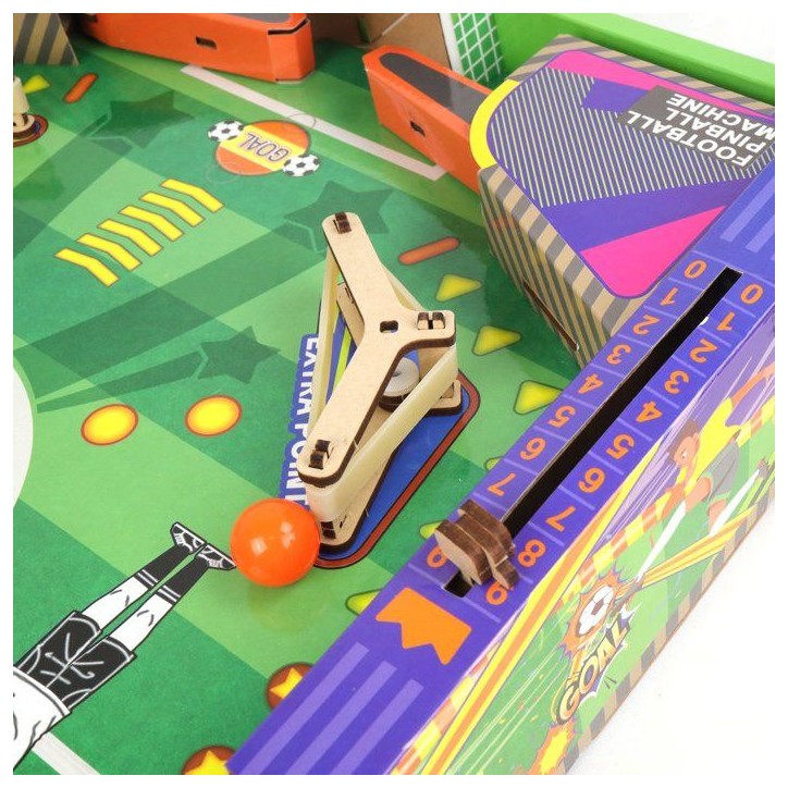 Flipper Football a construire - EXPLORA - 540083 - DIY - 2 joueurs - 91 pieces - Des 8 ans Flipper Football a construire - EXPLORA - 540083 - DIY - 2 joueurs - 91 pieces - Des 8 ans