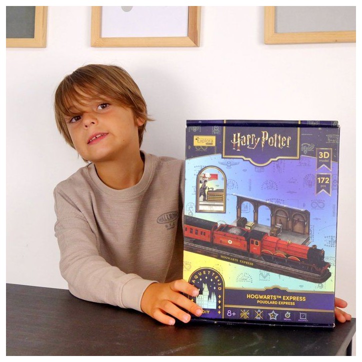 Puzzle 3D - Poudlard Express - EXPLORA - 540303 - Licence Harry Potter - 172 pieces - Des 8 ans Puzzle 3D - Poudlard Express - EXPLORA - 540303 - Licence Harry Potter - 172 pieces - Des 8 ans