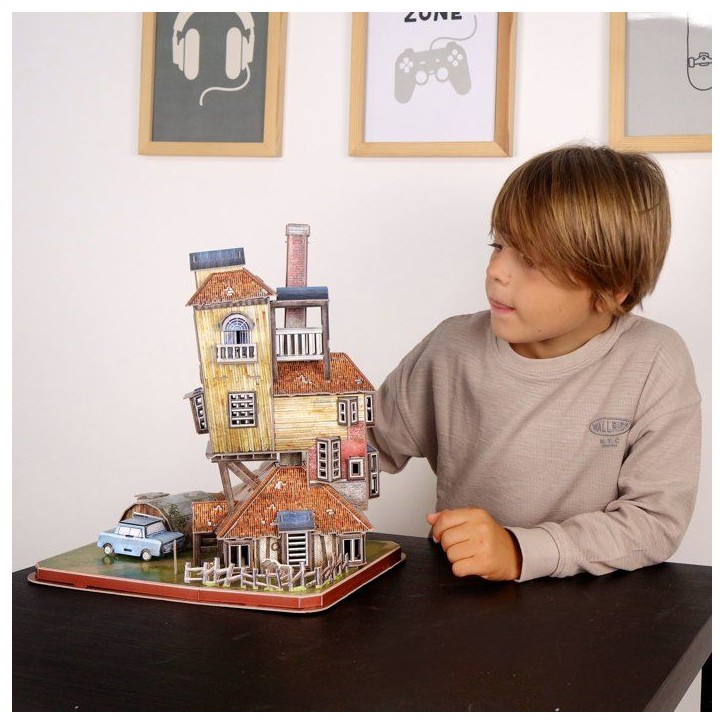Puzzle 3D - Le Terrier Maison des Weasley - EXPLORA - 540309 - Licence Harry Potter - Des 8 ans Puzzle 3D - Le Terrier Maison des Weasley - EXPLORA - 540309 - Licence Harry Potter - Des 8 ans