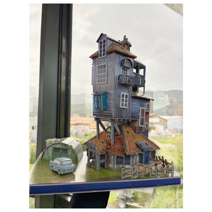 Puzzle 3D - Le Terrier Maison des Weasley - EXPLORA - 540309 - Licence Harry Potter - Des 8 ans Puzzle 3D - Le Terrier Maison des Weasley - EXPLORA - 540309 - Licence Harry Potter - Des 8 ans