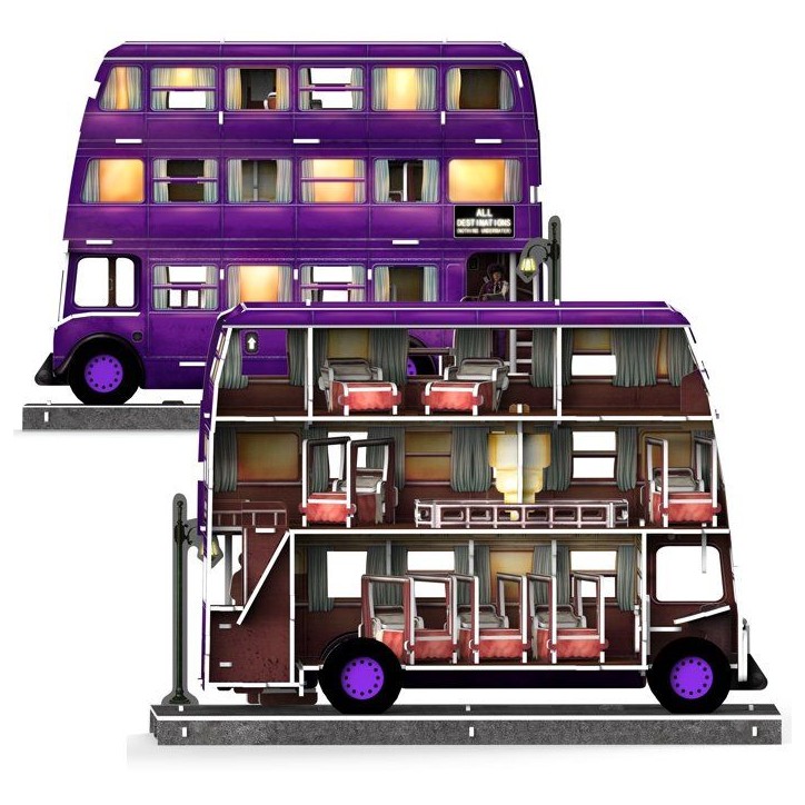 Puzzle 3D - Magicobus - EXPLORA - 540310 - Licence Harry Potter - 87 pieces - Des 8 ans Puzzle 3D - Magicobus - EXPLORA - 540310 - Licence Harry Potter - 87 pieces - Des 8 ans