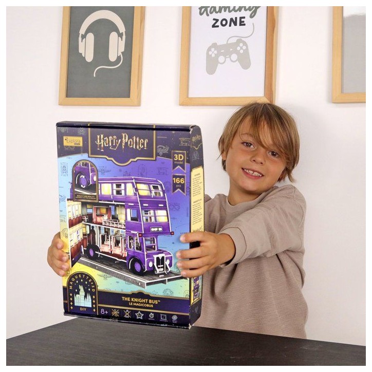 Puzzle 3D - Magicobus - EXPLORA - 540310 - Licence Harry Potter - 87 pieces - Des 8 ans Puzzle 3D - Magicobus - EXPLORA - 540310 - Licence Harry Potter - 87 pieces - Des 8 ans