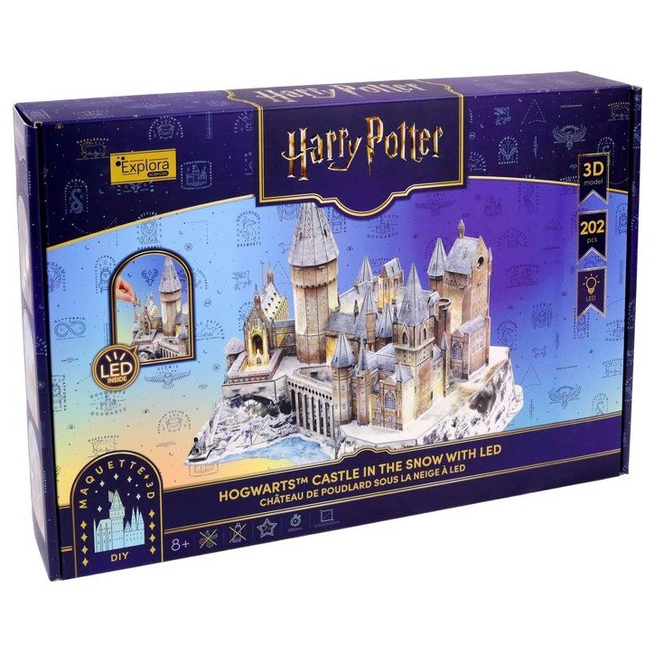 Puzzle 3D - Château de Poudlard lumineux - EXPLORA - 540302 - Licence Harry Potter - Des 8 ans Puzzle 3D - Château de Poudlard lumineux - EXPLORA - 540302 - Licence Harry Potter - Des 8 ans