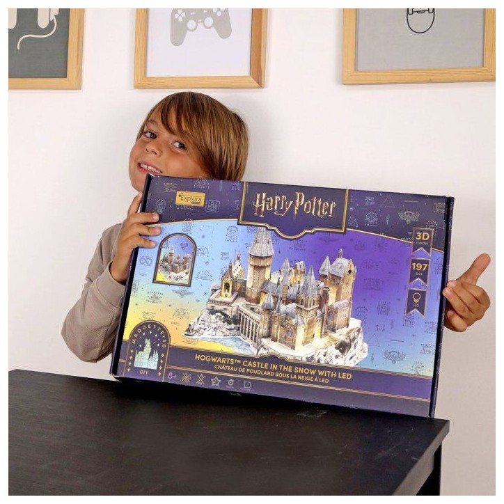 Puzzle 3D - Château de Poudlard lumineux - EXPLORA - 540302 - Licence Harry Potter - Des 8 ans Puzzle 3D - Château de Poudlard lumineux - EXPLORA - 540302 - Licence Harry Potter - Des 8 ans
