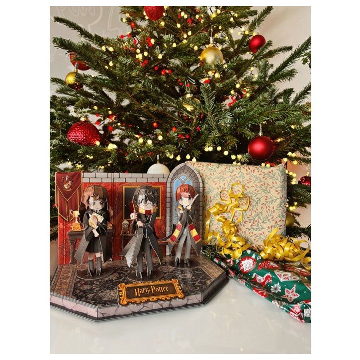 Puzzle 3D - Salle commune Gryffondor - EXPLORA - 540315 - Licence Harry Potter - 127 pieces - Des 8 ans Puzzle 3D - Salle commune Gryffondor - EXPLORA - 540315 - Licence Harry Potter - 127 pieces - Des 8 ans