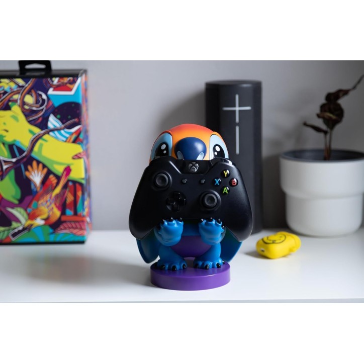 Figurine Disney Stitch Rainbow - EXQUISITE GAMING - Cable Guys - Support écouteurs, smartphone ou petit accessoire - 20 cm Figurine Disney Stitch Rainbow - EXQUISITE GAMING - Cable Guys - Support écouteurs, smartphone ou petit accessoire - 20 cm