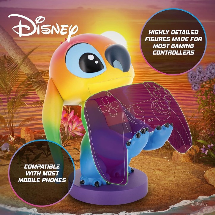 Figurine Disney Stitch Rainbow - EXQUISITE GAMING - Cable Guys - Support écouteurs, smartphone ou petit accessoire - 20 cm Figurine Disney Stitch Rainbow - EXQUISITE GAMING - Cable Guys - Support écouteurs, smartphone ou petit accessoire - 20 cm