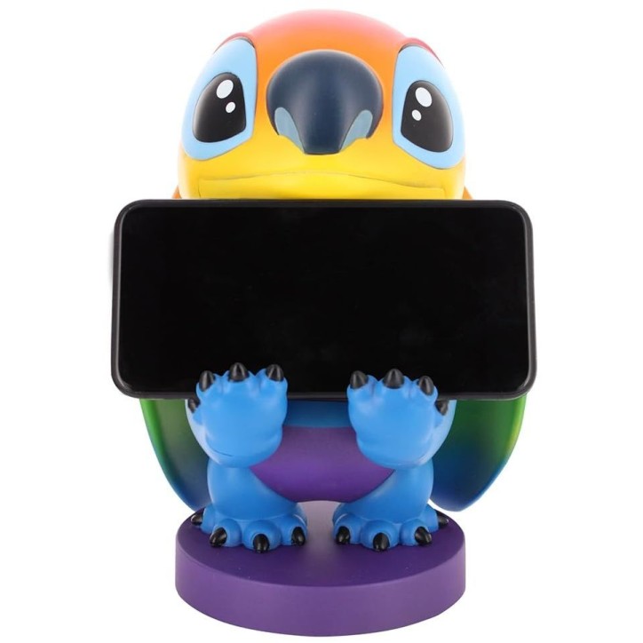 Figurine Disney Stitch Rainbow - EXQUISITE GAMING - Cable Guys - Support écouteurs, smartphone ou petit accessoire - 20 cm Figurine Disney Stitch Rainbow - EXQUISITE GAMING - Cable Guys - Support écouteurs, smartphone ou petit accessoire - 20 cm