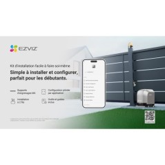 Kit moteur de portail coulissant - EZVIZ - HG2 600 Pro - Connecté - J