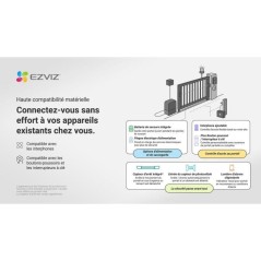 Kit moteur de portail coulissant - EZVIZ - HG2 600 Pro - Connecté - J