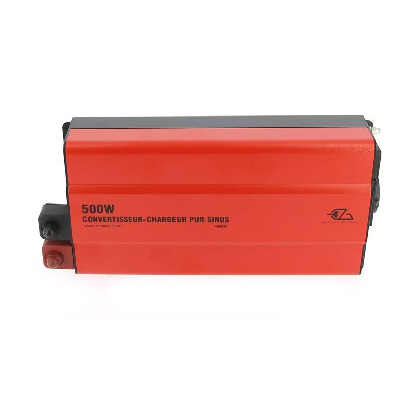 Convertisseur-chargeur - EZA - Pur Sinus 500 W - Onde sinusoidale pure