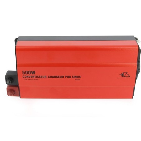 Convertisseur-chargeur - EZA - Pur Sinus 500 W - Onde sinusoidale pure