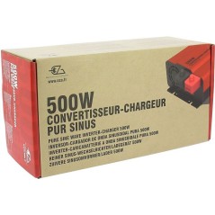 Convertisseur-chargeur - EZA - Pur Sinus 500 W - Onde sinusoidale pure