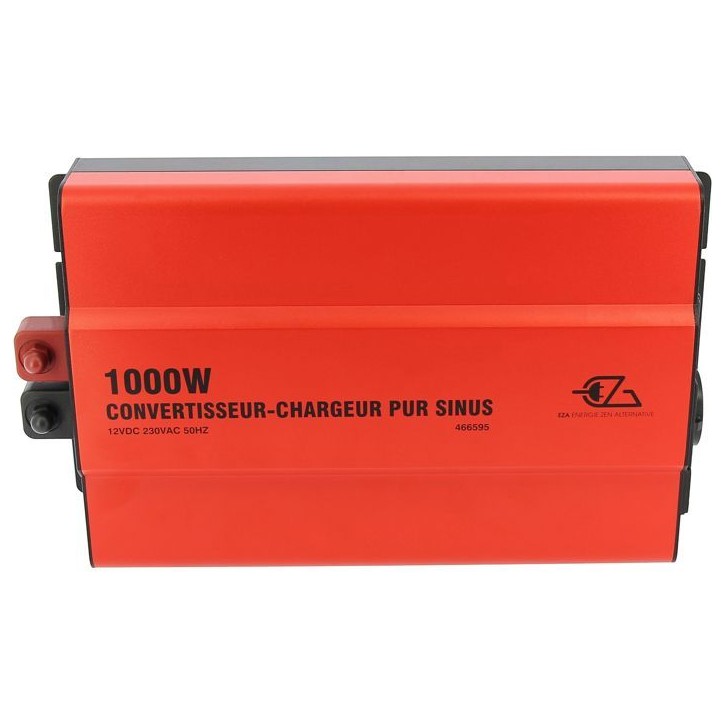 Convertisseur-chargeur - EZA - Pur Sinus 1000 W - Onde sinusoidale pure - Chargeur 20 A - MPS automatique - Commande déportée Convertisseur-chargeur - EZA - Pur Sinus 1000 W - Onde sinusoidale pure - Chargeur 20 A - MPS automatique - Commande déportée