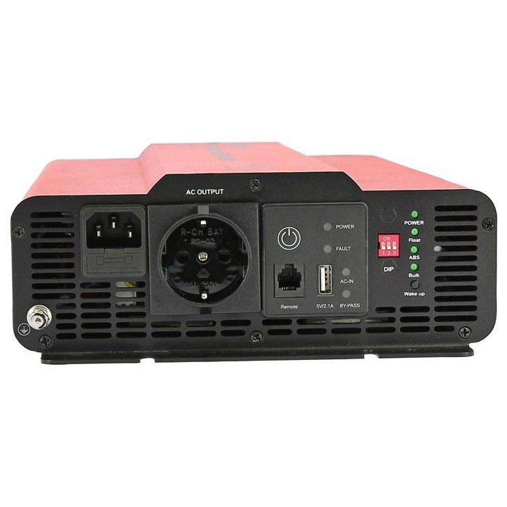 Convertisseur-chargeur - EZA - Pur Sinus 2000 W - Onde sinusoidale pure - Chargeur 40 A - MPS automatique - Commande déportée Convertisseur-chargeur - EZA - Pur Sinus 2000 W - Onde sinusoidale pure - Chargeur 40 A - MPS automatique - Commande déportée