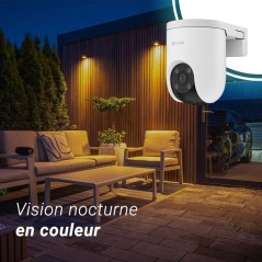 Caméra de surveillance - Ezviz - H8C SE 3MP - Extérieur - WiFi - Vis