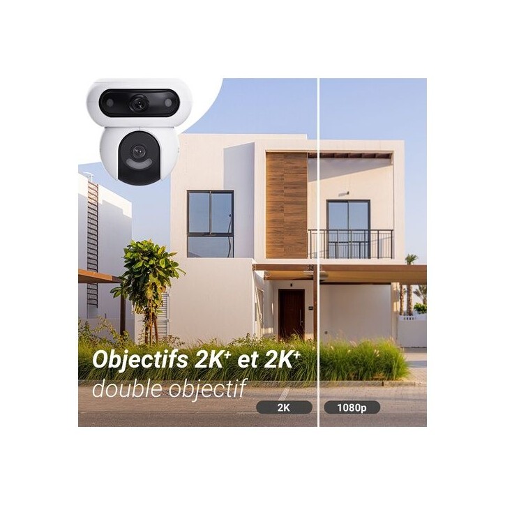 Caméra de surveillance - EZVIZ - H90 - Motorisée - Vision nocturne - 2 caméras 2K Caméra de surveillance - EZVIZ - H90 - Motorisée - Vision nocturne - 2 caméras 2K