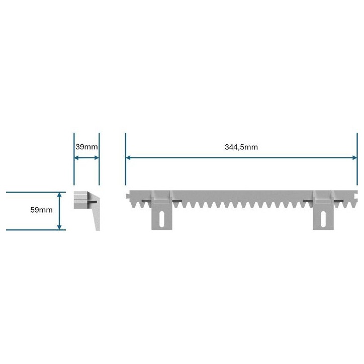Rail de motorisation - EZVIZ - Portail - Rail additionnel Rail de motorisation - EZVIZ - Portail - Rail additionnel