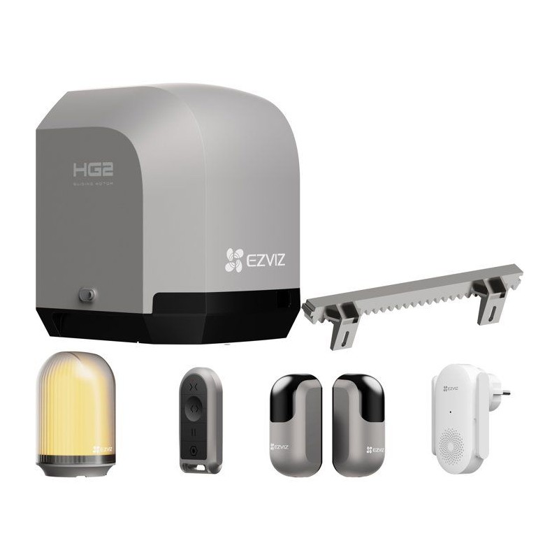 Kit de motorisation de portail connecté - EZVIZ - HG2 400 - Pour port