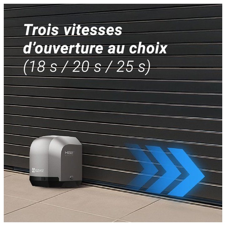 Kit de motorisation de portail connecté - EZVIZ - HG2 400 - Pour portail coulissant - Jusqu'a 400 kg et 6 m de longueur Kit de motorisation de portail connecté - EZVIZ - HG2 400 - Pour portail coulissant - Jusqu'a 400 kg et 6 m de longueur