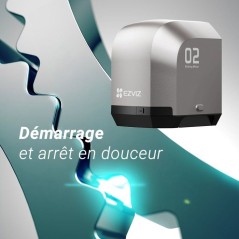 Kit de motorisation de portail connecté - EZVIZ - HG2 400 - Pour port