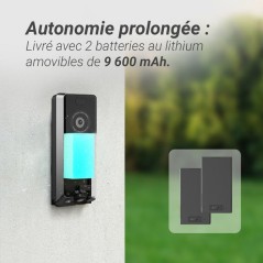 Sonnette connectée - EZVIZ - EP8 Ultra